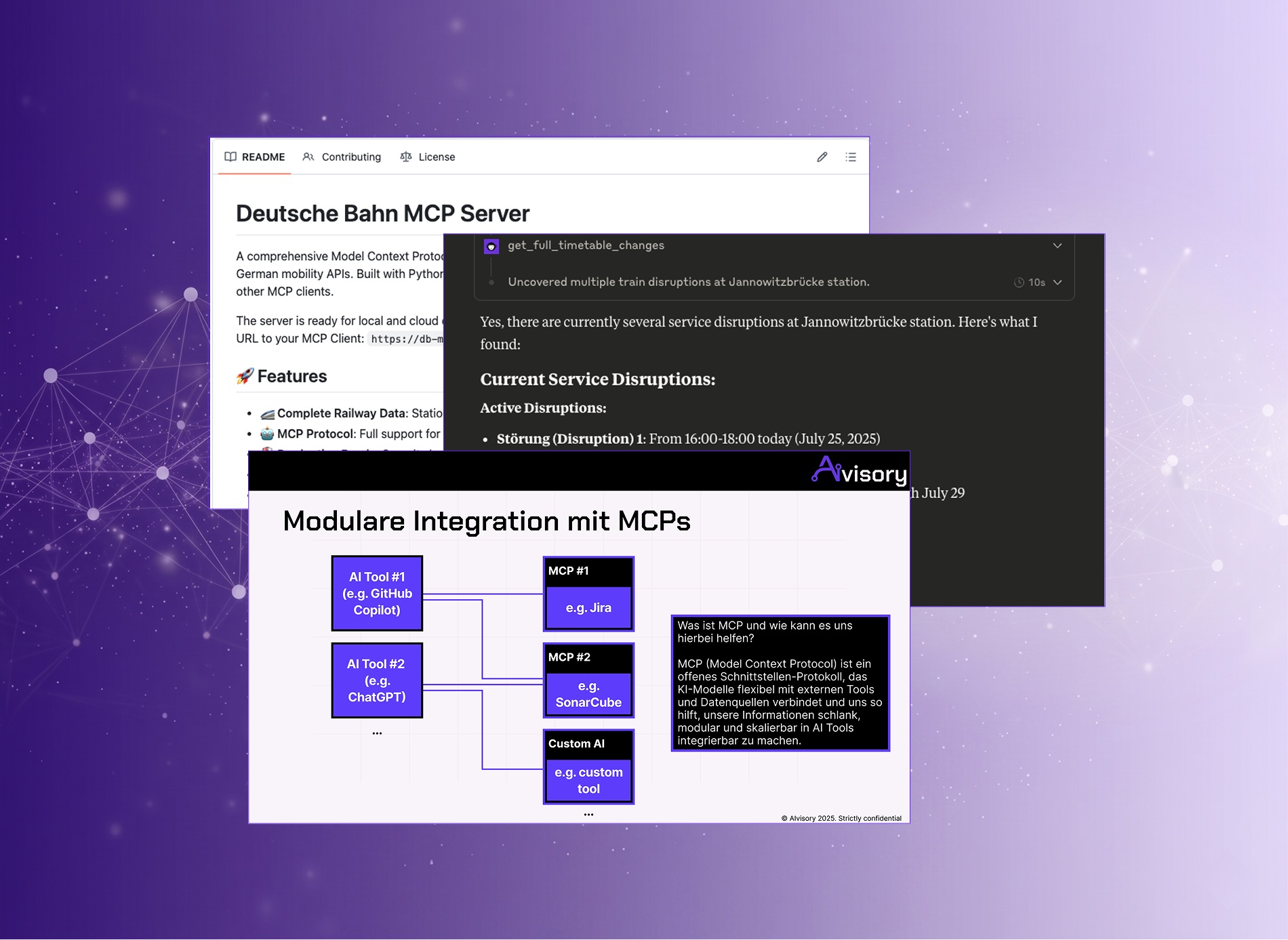 Open Source MCP Server für Deutsche Bahn – Architekturdiagramm