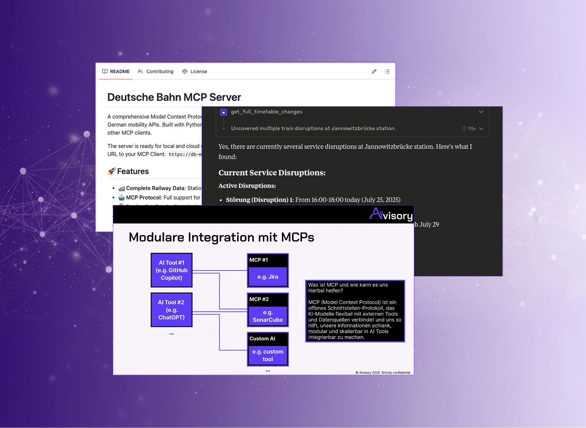Open Source MCP Server für Deutsche Bahn – Architekturdiagramm